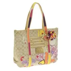 COACH poppy B4サイズ　トートバッグ