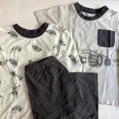 パジャマ100cm 半袖　長袖　3点セット