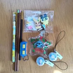 ディズニースティッチ キーホルダー 文房具 セット