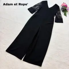 【極美品】アダムエロペ レーススリーブ ドレッシーオールインワン ドレスコードのサムネイル