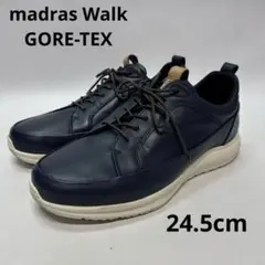madras Walk GORE-TEX レザースニーカー　24.5 ネイビー