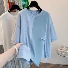 3カラー展開 Tシャツ 切り替 大きいサイズ カジュアル おしゃれ度高め