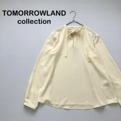 TOMORROWLAND collection ボウタイブラウス 黄色　36のサムネイル