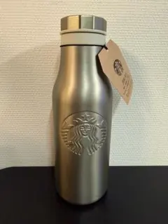 【新品未使用】スターバックスステンレスロゴ ボトルシルバー473ml