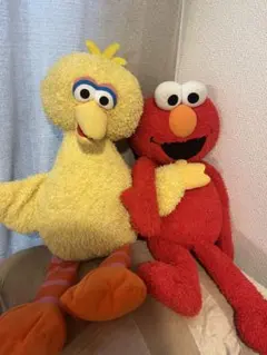 セサミストリート ビッグバード エルモ ぬいぐるみ2体セット
