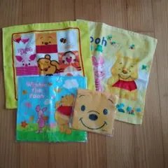 【未使用】プーさんタオル＆巾着袋