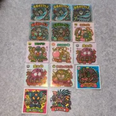 【レア】【昭和レトロ】旧ビックリマンシール　第１７弾　１４枚セット