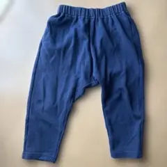 GU 裏起毛パンツ　ネイビー　100cm
