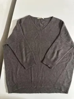 アーバンリサーチ ニット ベージュ カシミヤ混