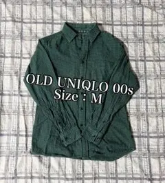 OLD UNIQLO チェック柄 フランネルシャツ　ネルシャツ　00s