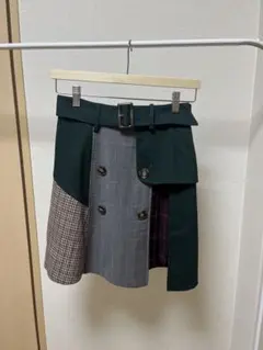 REDYAZEL ミニスカート　グリーン