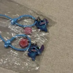 ディズニーキャラクター カラフルマルチチャーム スティッチ2個セット