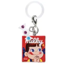 ミルキー ペコちゃん お菓子のめじるしアクセサリー2026 チャーム ガチャ