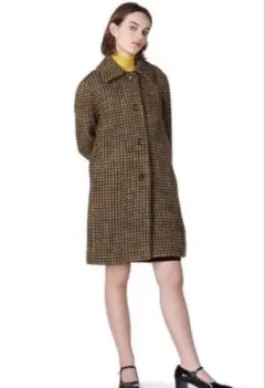 A.P.C.　アーペーセー　チェック　ロングコートのサムネイル