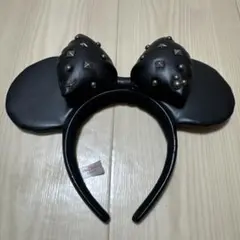 ディズニーリゾート スタッズ付きミッキーマウス耳カチューシャ