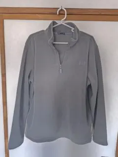 Gap ハーフジップ フリースジャケット グレー