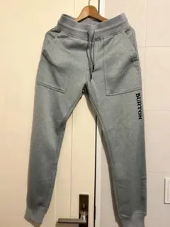 美品BURTONバートンジョガーパンツ　 グレーS MZOAK PT/20569