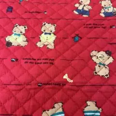 ミスターベアーズドリームキルティングハギレ