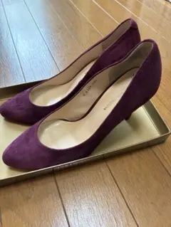 VIVA ANGELINA パープル スエード パンプスのサムネイル