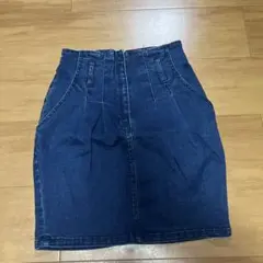 moussy デニム スカート インディゴ ハイウェスト ボトム y2k