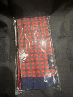 ♡新品未使用♡《ファミリア》シュパットS 赤系ファミリアチェック