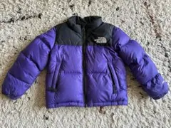 THE NORTH FACE キッズ ダウンジャケット 紫/黒　美品