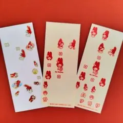 My Melody シール 3枚セット マイメロ 平成 サンリオ