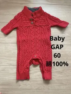 Baby GAP コットン100% ロンパース　赤