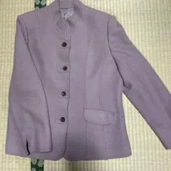 FROHLICH 薄紫 ウールジャケット ボタン付き