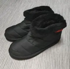 Bearpaw ファー付きショートブーツ ブラック