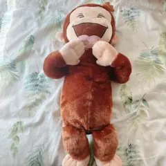 Curious George 笑顔のサルぬいぐるみ 約60cm