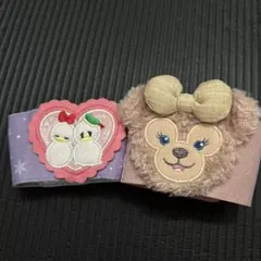 Disney シェリーメイ　ドナルドデイジーカップホルダー2点セット売り