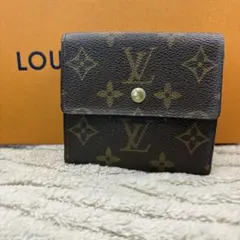 【美品】ルイヴィトン モノグラム M61652二つ折り財布 Wホック