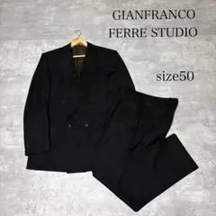 GIANFRANCO FERRE STUDIO ウール ダブル スーツ 50のサムネイル
