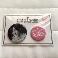SixTONES 京本大我 缶バッジ＆ステッカーセット - メルカリ