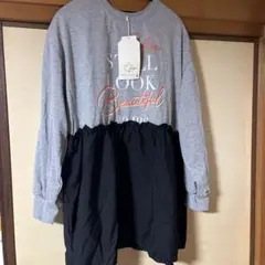 LOGOS DAYS メッセージプリントチュニック