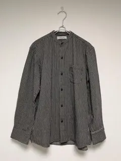 URBAN RESEARCH ストライプ バンドカラーシャツ 長袖