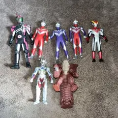 ウルトラマン 仮面ライダー シリーズ フィギュア 8体セット