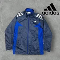 adidas ウィンドブレーカー キッズ ジャージ 上 160 シャカシャカ