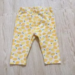 ユニクロ　レモン柄　ベビーレギンス　90