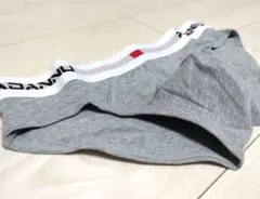 【新品】玉不動スポーツパンツ超ローライズハイレグビキニブリーフLグレーコットン