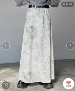 PAGEBOY サテンナロースカート