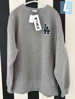 新品　MLB公式 ロサンゼルスドジャース　レディーススウェット　Lのサムネイル