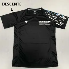 DESCENTE デサント　 速乾Tシャツ　バレーボール　黒　L
