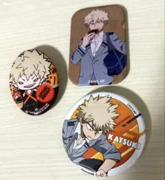 僕のヒーローアカデミア 爆豪勝己 缶バッジセット