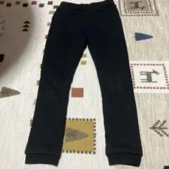 aprèsles cours黒色裏起毛長ズボン 120cm