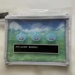 ドラゴンクエスト the DIVE 刺繍メッシュフラットポーチ グレー - メルカリ