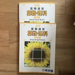 2026年最新】希学園 夏期講習 小5の人気アイテム - メルカリ