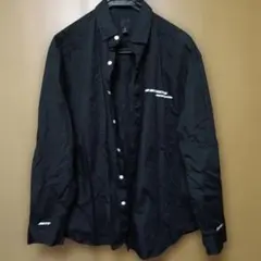 H&M 長袖シャツ ブラック メンズ M