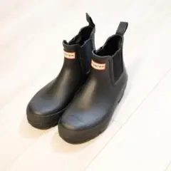 HUNTER チェルシー レインブーツ ブラックのサムネイル